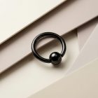 Captive Bead Ring 14G Black PVD – Limited Edition - TRM10135_1
