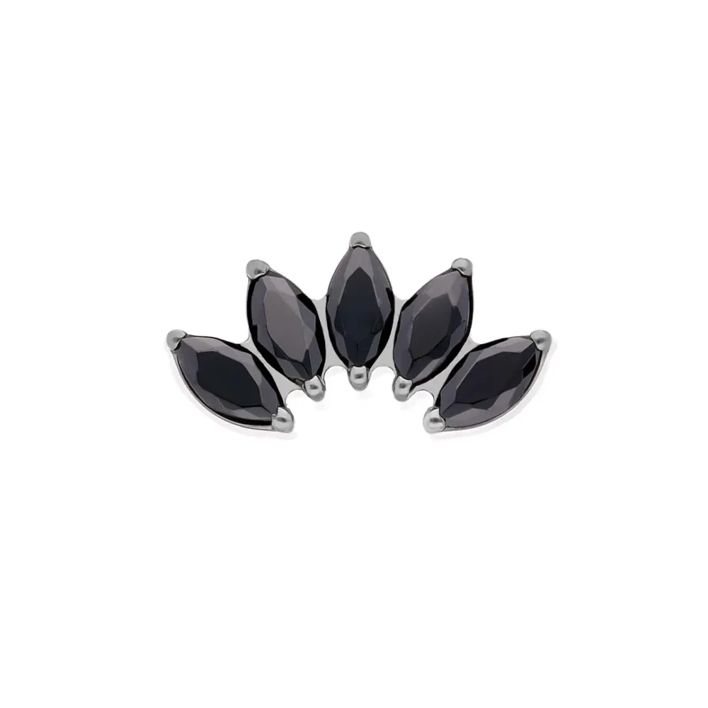 Marquise 5 Black CZ