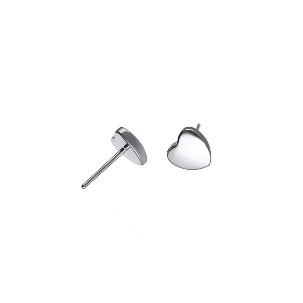 Spingi cuore Titanio | Piercing al labbro e alle narici Top