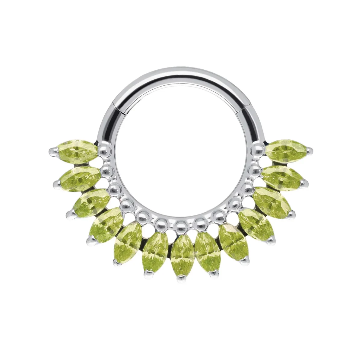 Anel de clique Maria Maçã Verde