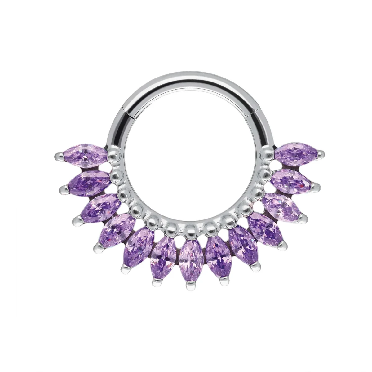 Maria Amethyst Klicker Ring