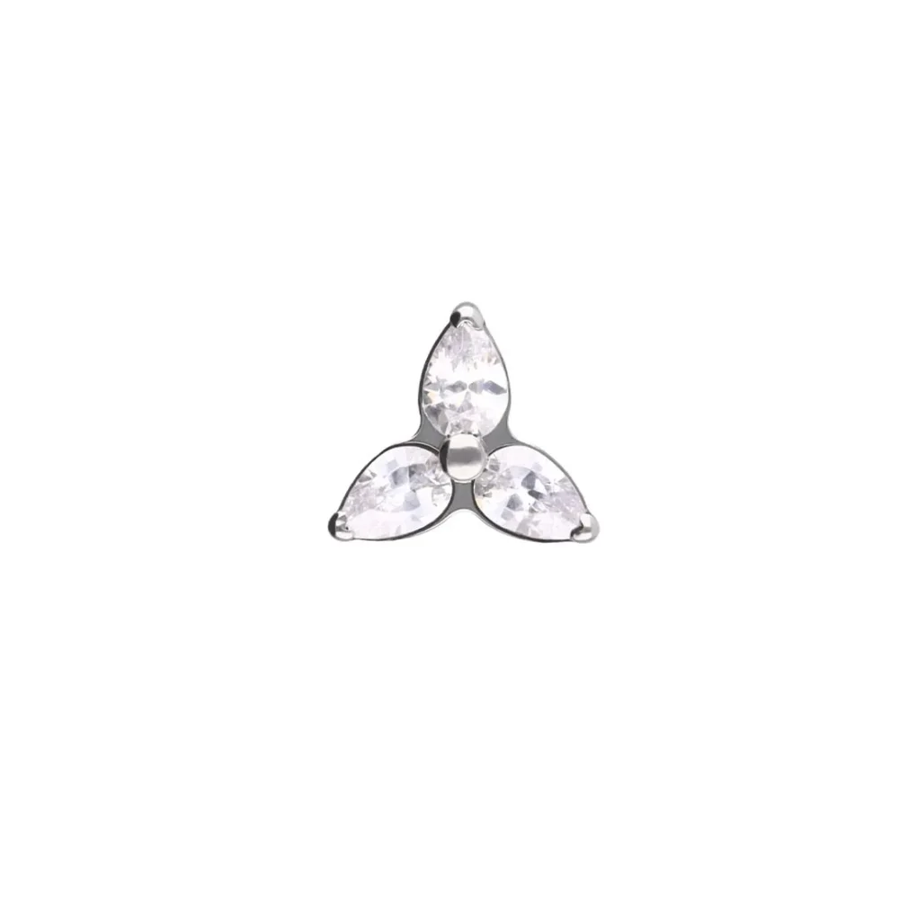 Rachel White titanium stud