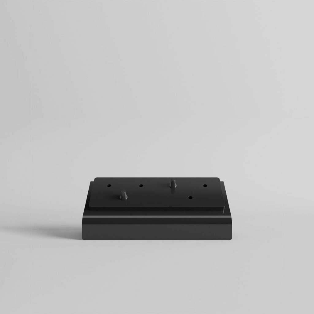 Schwarzes CLAP-Display - 6 Löcher