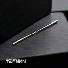 Drilled Industrial Barbell Fondo Negro Liso 001