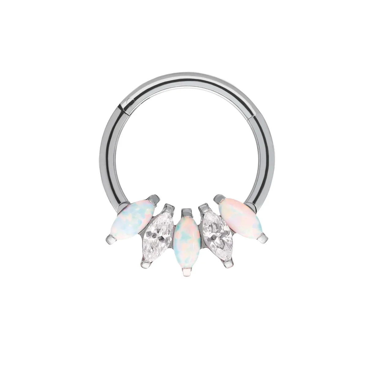 Mila Titanium Clicker Ring