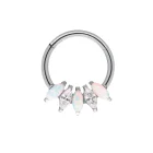 Mila Titanium Clicker Ring