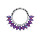 Anel de clique Maria Purple Opal