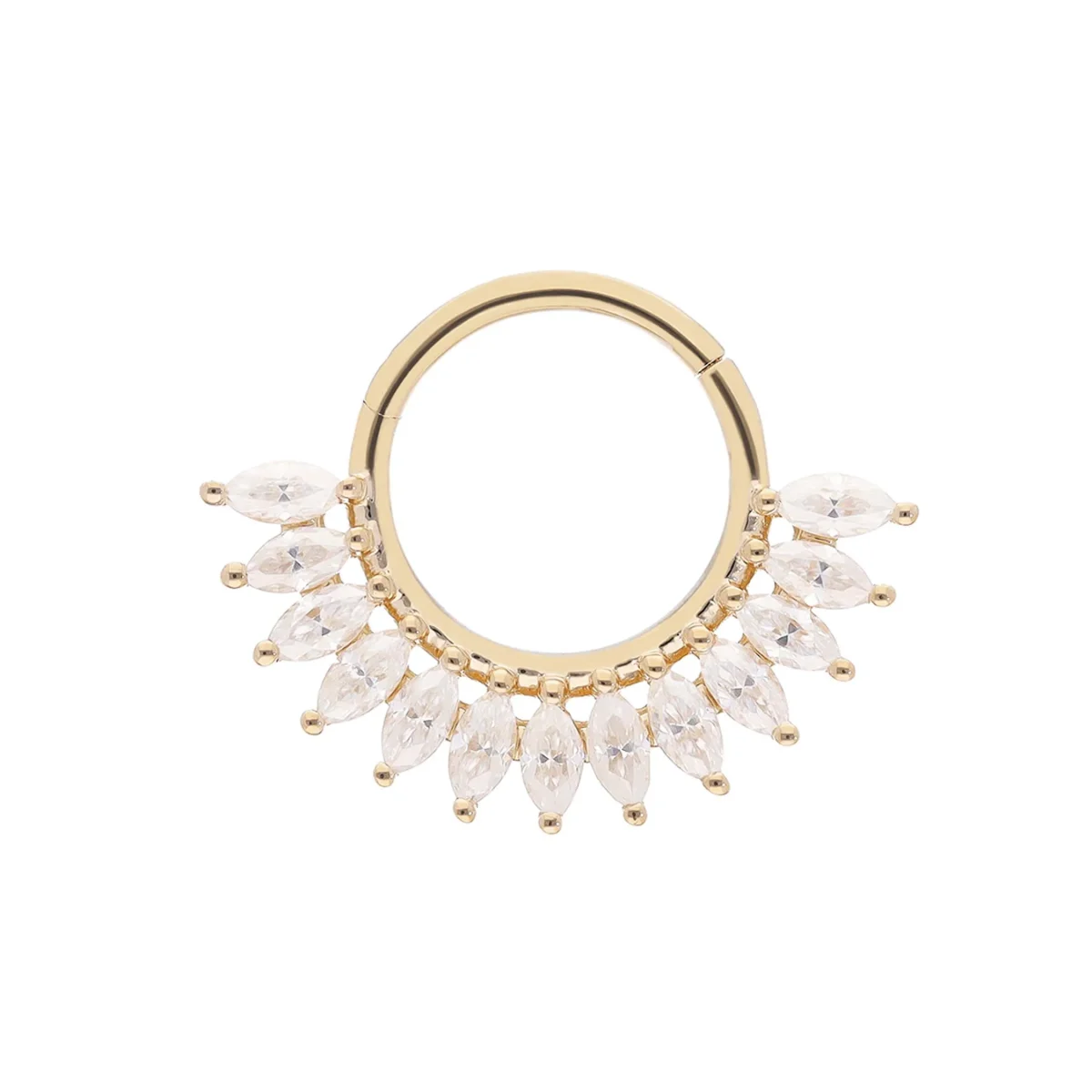 Maria Yellow Gold With Moissanite