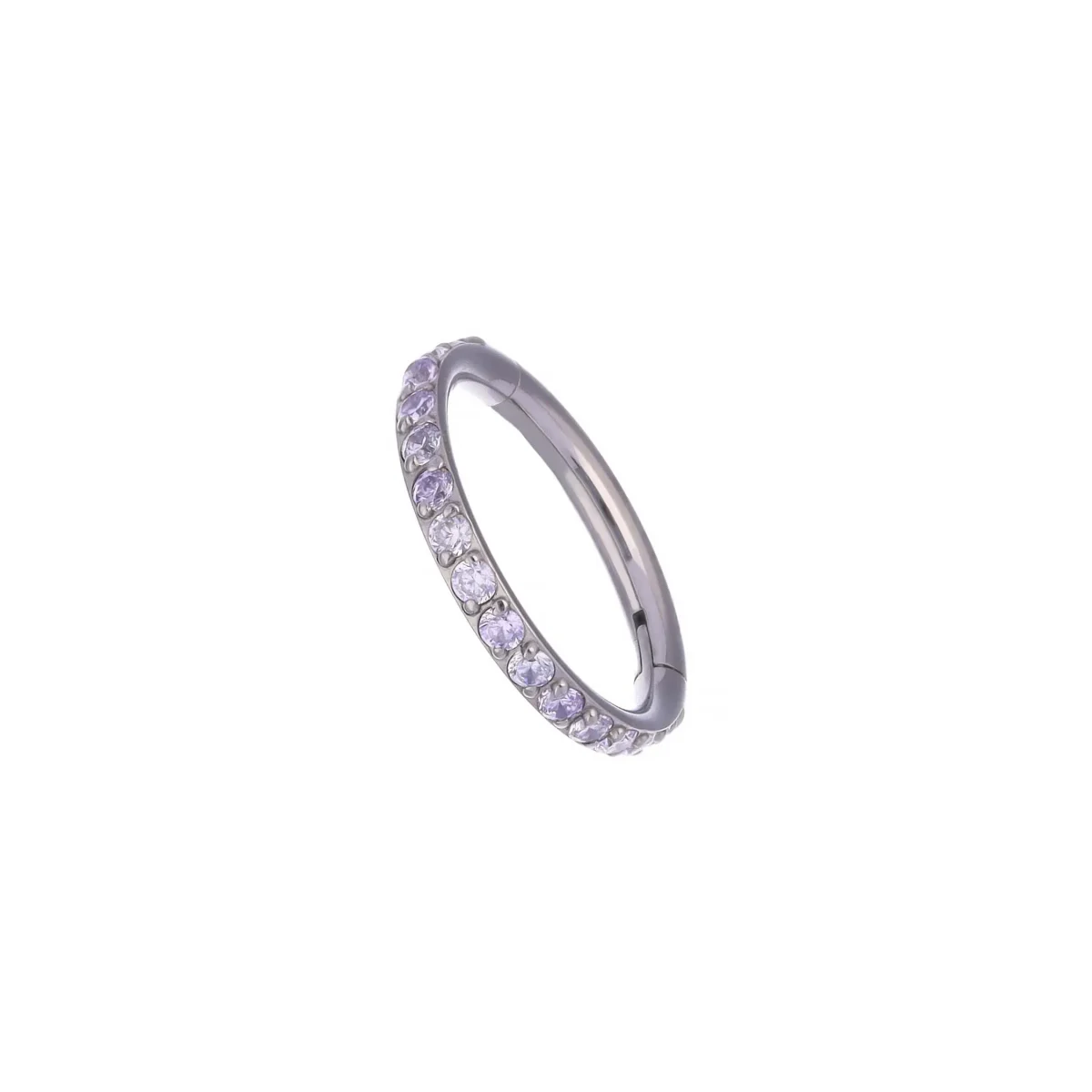 Pierścionek na zawiasach Lavender CZ