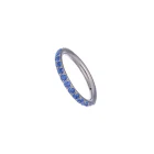 Inel cu balamale Sapphire Blue CZ