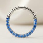 Clicker Lili Sapphire Blue CZ - TRM10721_2