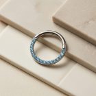 Clicker Lili Topaz Blue CZ - TRM10722_2
