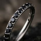 Hinged Ring Black CZ - TRM10700_1