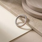 Hinged Ring Champagne CZ - TRM10707_1