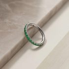 Hinged Ring Emerald CZ - TRM10703_2
