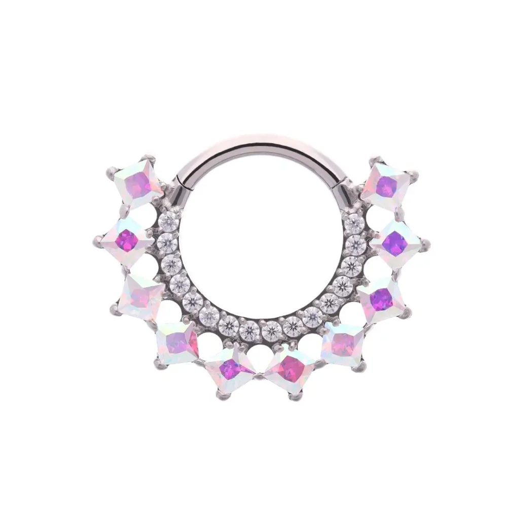 Capu AB CZ Clicker Ring