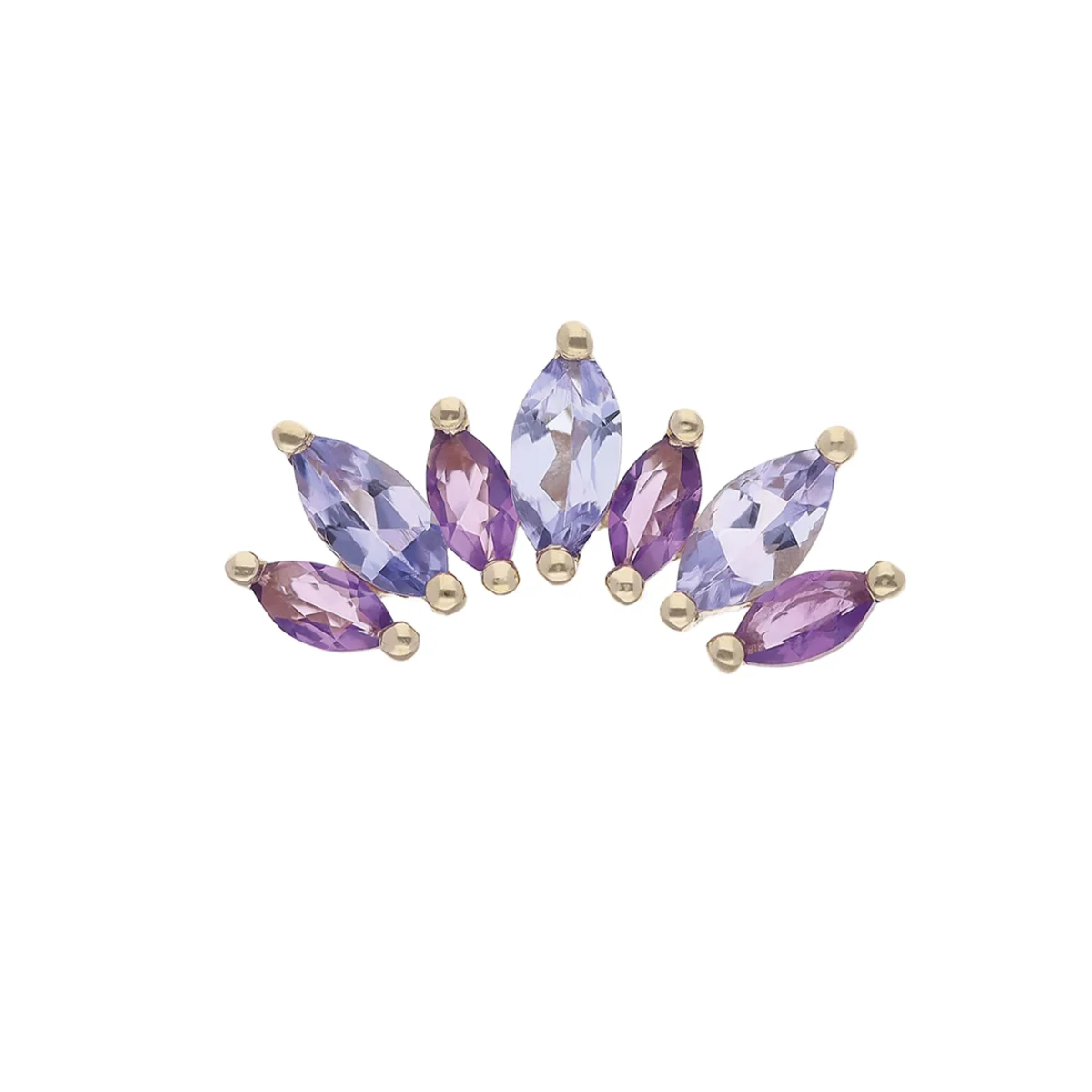 Ruthie avec Tanzanite et Améthyste
