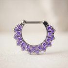 Septum Clicker Tina Amethyst - TRM10867_1