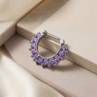 Septum Clicker Tina Amethyst - TRM10867_2