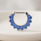 Septum Clicker Tina Sapphire Blue - TRM10871_2