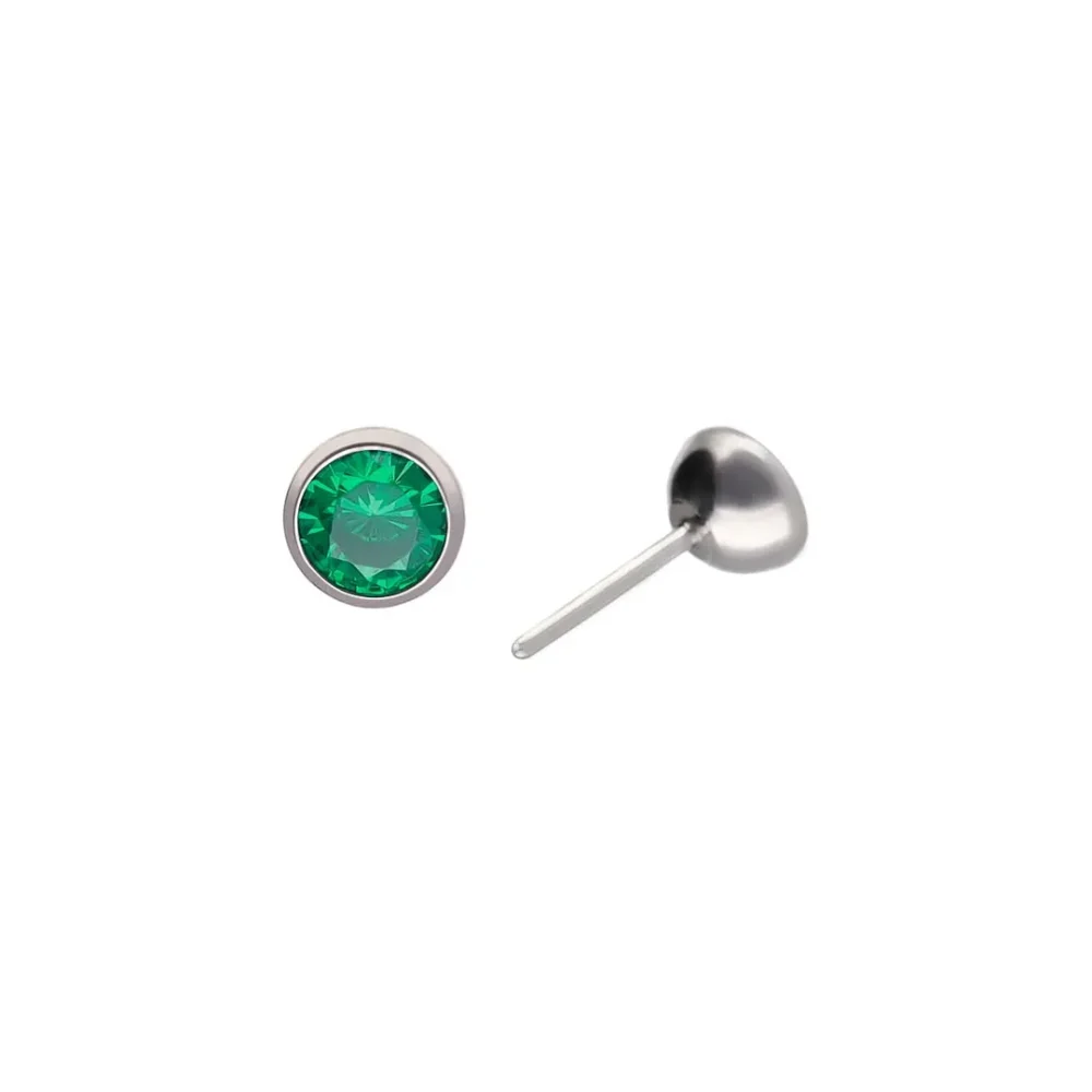 zielony Lilbit Push Pin Emerald