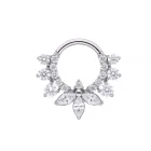 Violet Clicker Ring – Titanium F-136