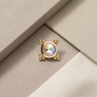Janice Mercury Mist Topaz (Rose-cut) - TGD10101_2