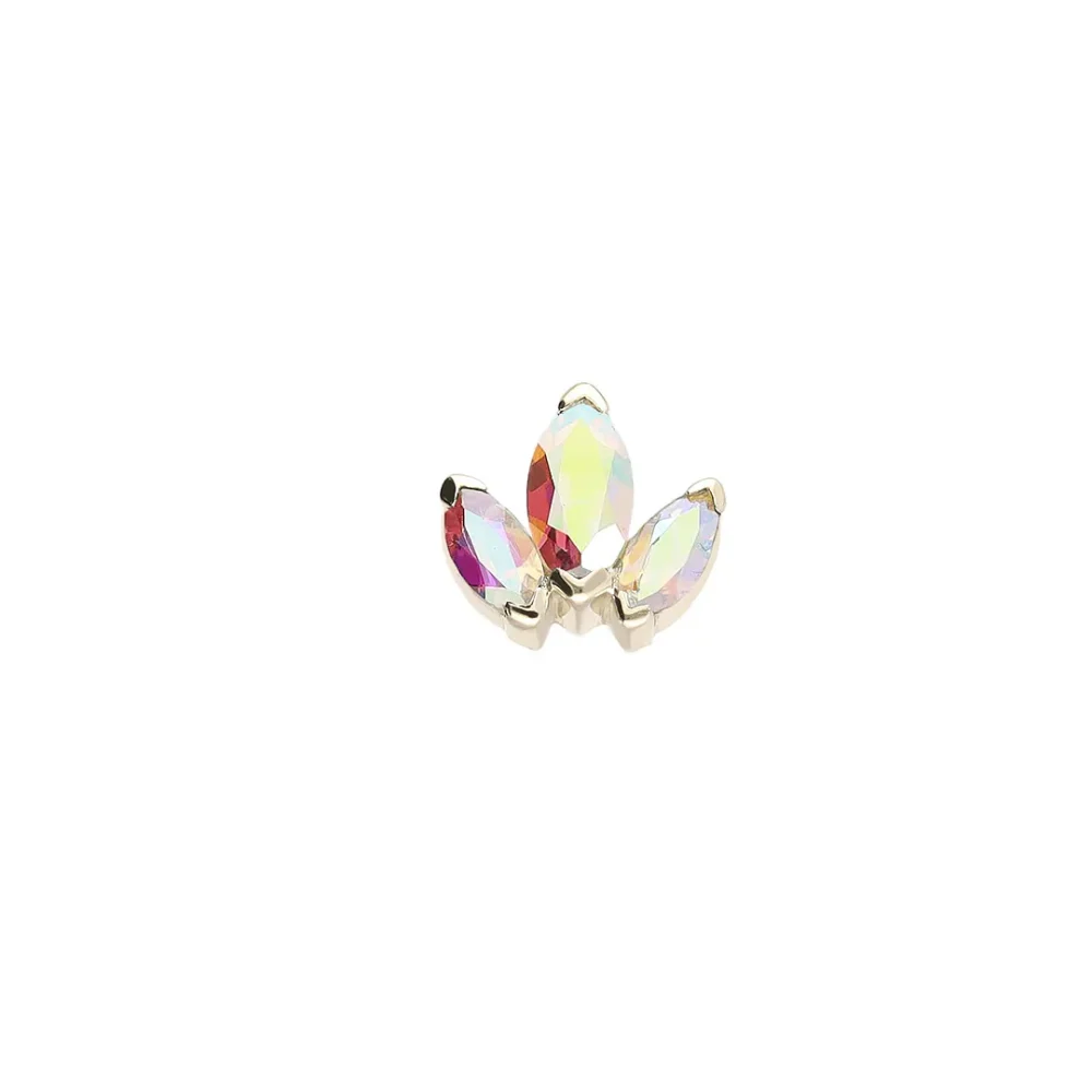 Josie Mercury Mist Topaz Push Pin