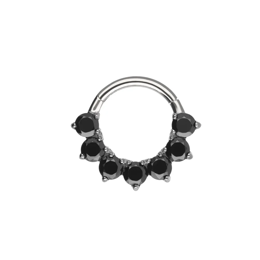 Anel de clique preto Kara
