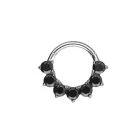 Anel de clique preto Kara