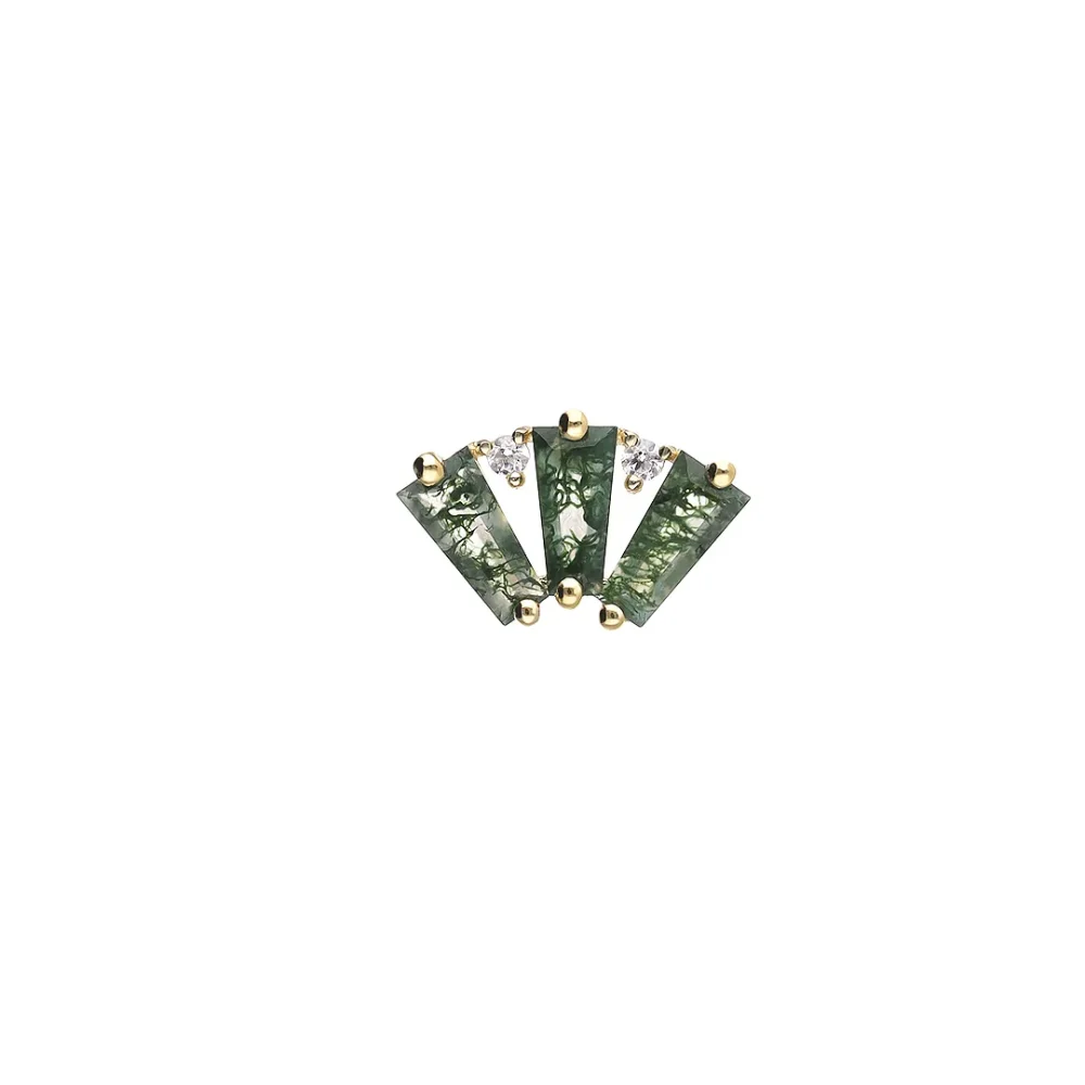 Margot Moss Agata Push Pin Accessorio
