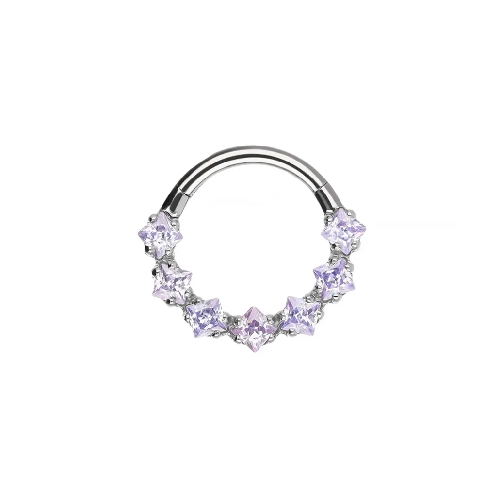Brenda Lavender Hinged Ring