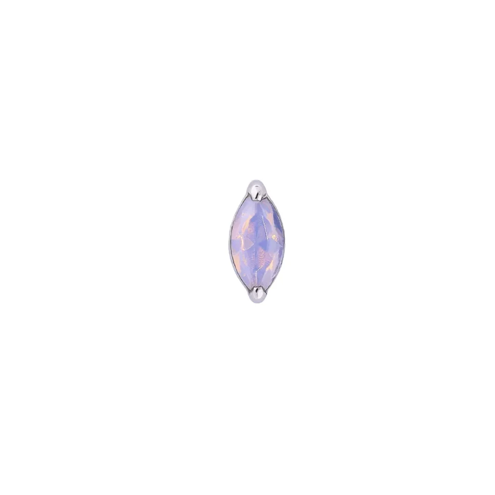 Bijoux en Opale Peony Light Prong Leaf