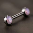 Threadless Barbell with Light Peony Opal - TRM10995_1