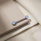 Threadless Barbell with Sky Blue Opal - TRM10998_1
