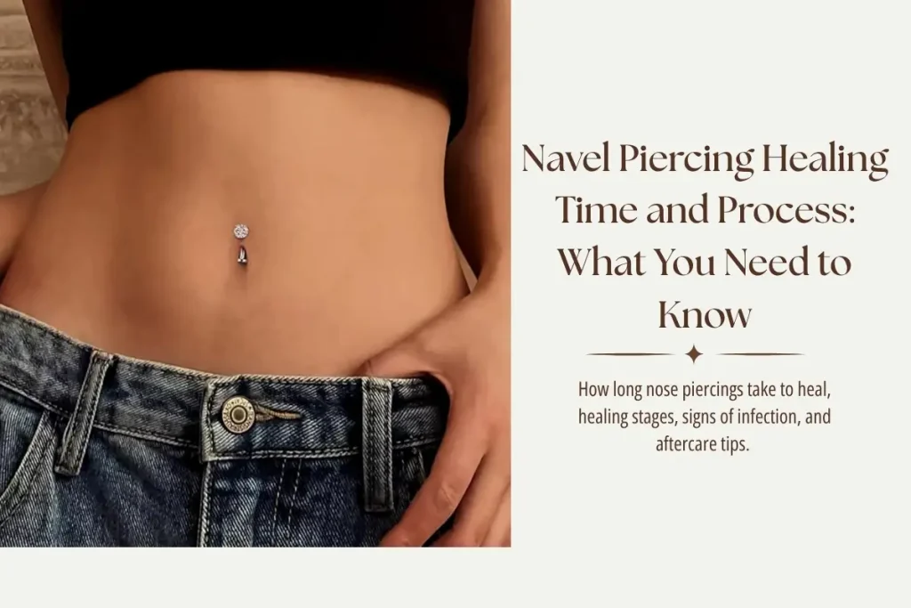 Navelpiercing genezingstijd en -proces